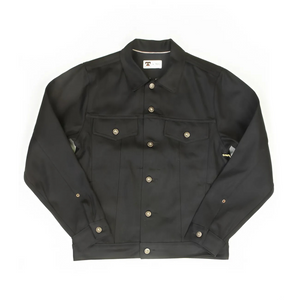 Denim Jacket - Black Japanese Selvedge Denim -13.5 oz. Denim Jacket - Black Japanese Selvedge Denim -13.5 oz.