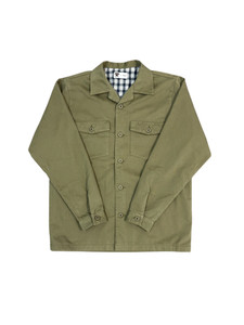 Paul Harringbone Fatigue Jacket- Olive Paul Harringbone Fatigue Jacket- Olive