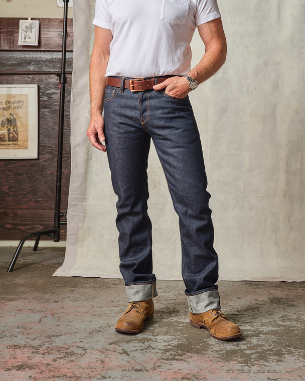 Ankara Straight Leg Selvedge Jeans - 16.5oz