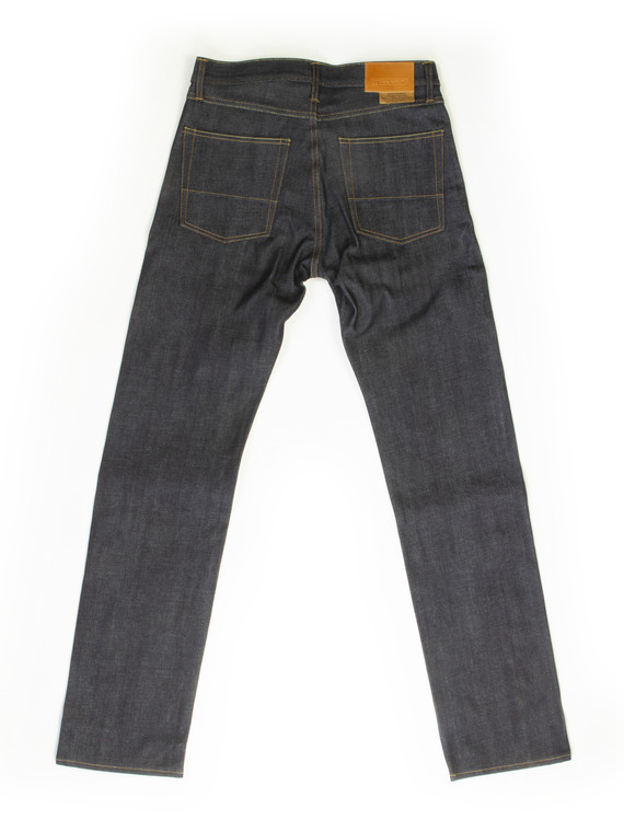 Sheffield 14.75 oz. Straight Tapered Raw Denim Jeans | Tellason