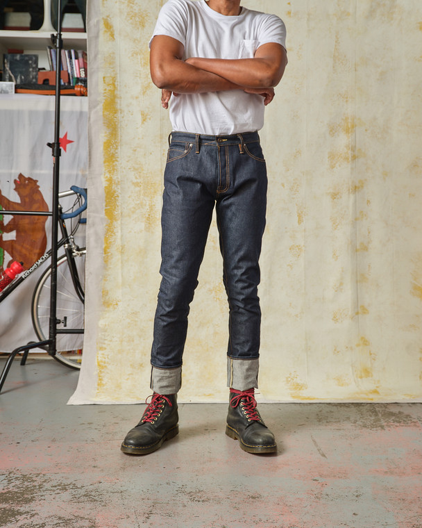 Gustave 16.5 oz. Slim Tapered Selvedge Jeans | Tellason