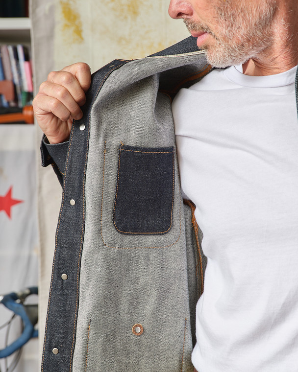 Coverall Jacket 12.5 oz. Selvedge Denim | Tellason