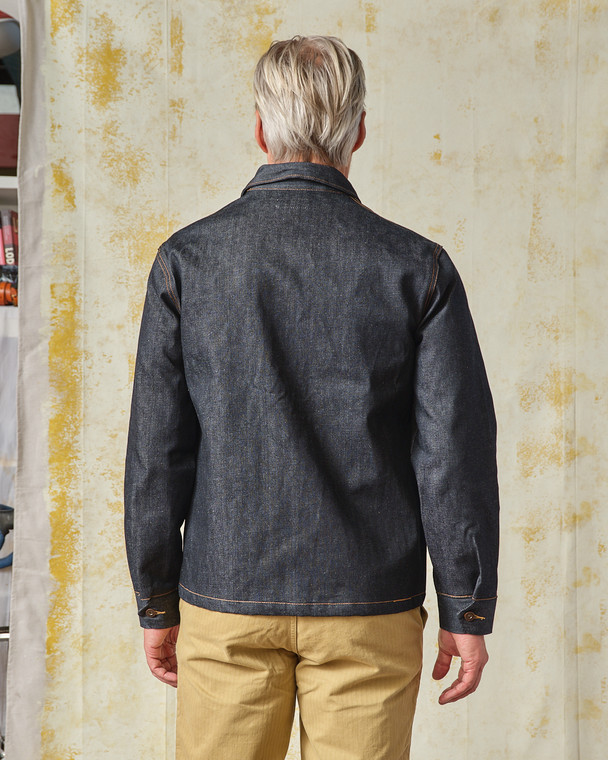 Coverall Jacket 12.5 oz. Selvedge Denim | Tellason Coverall Jacket 12.5 oz. Selvedge Denim | Tellason