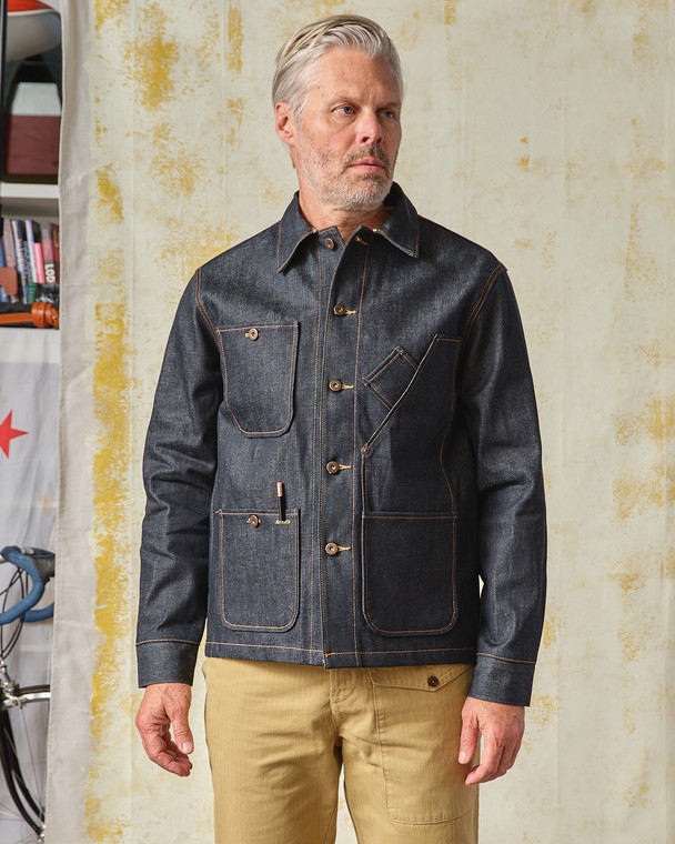Coverall Jacket 12.5 oz. Selvedge Denim | Tellason