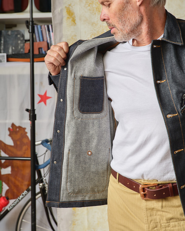 Coverall Jacket 12.5 oz. Selvedge Denim | Tellason
