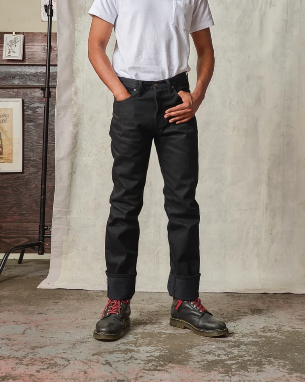 Ankara - Black Japanese Selvedge Jeans - 13.5 oz.