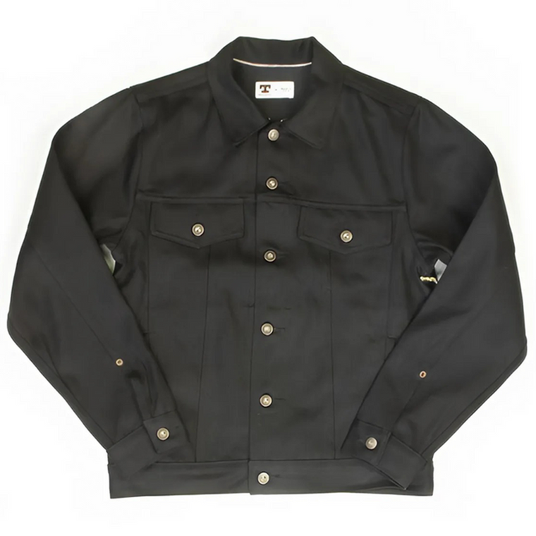 Denim Jacket - Black Japanese Selvedge Denim -13.5 oz.