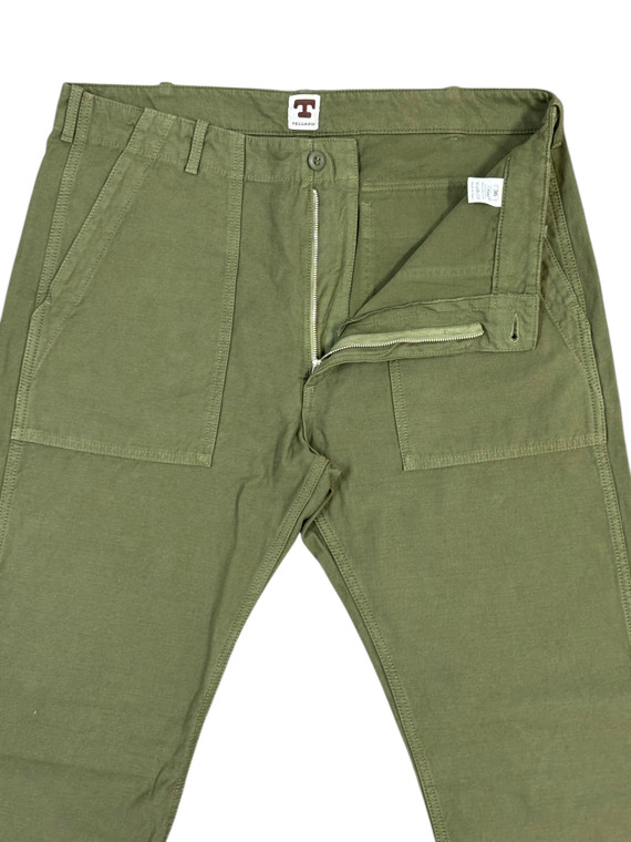 FATIGUE PANT Olive Sateen Original Tapered Leg