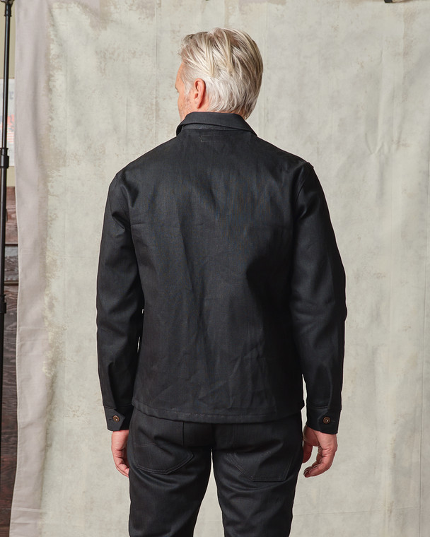 Schuray Black Denim Coverall たつぼっち Black Denim Coverall - Schuray