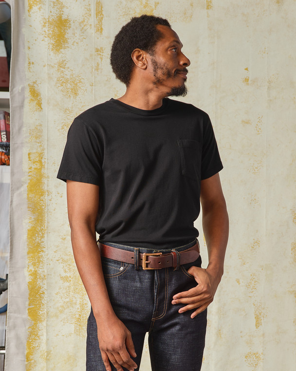 POCKET TEE BLACK - Tellason.com
