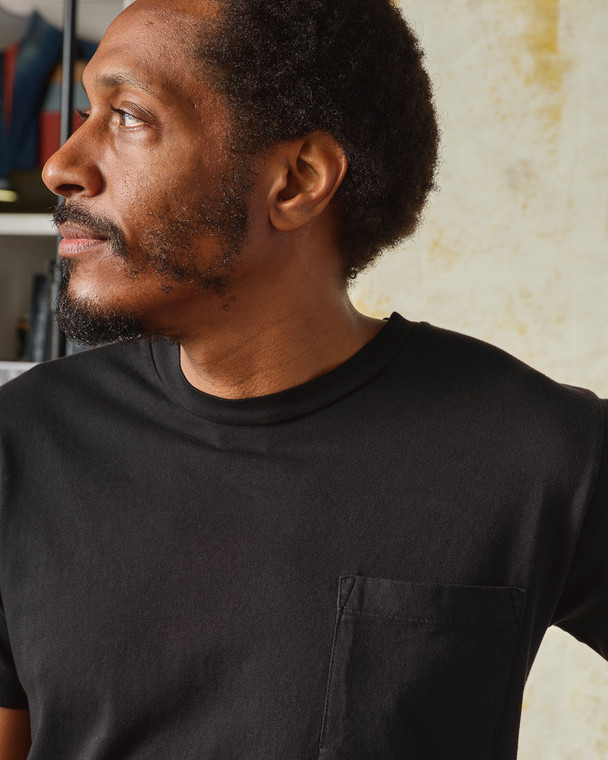 Pocket Tee - Black | Tellason