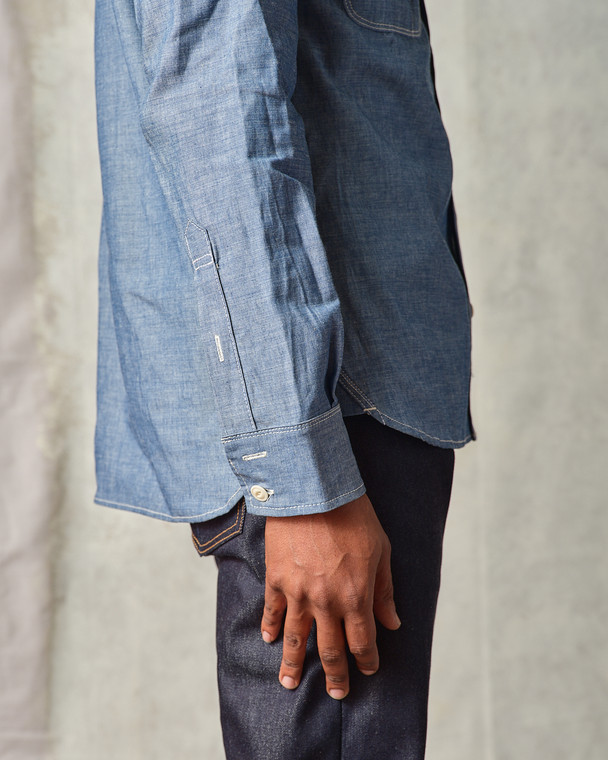 TOPPER CHAMBRAY SHIRT - Tellason.com