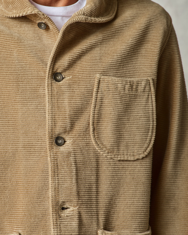 SHAWL COLLAR CORD JACKET - Tellason.com