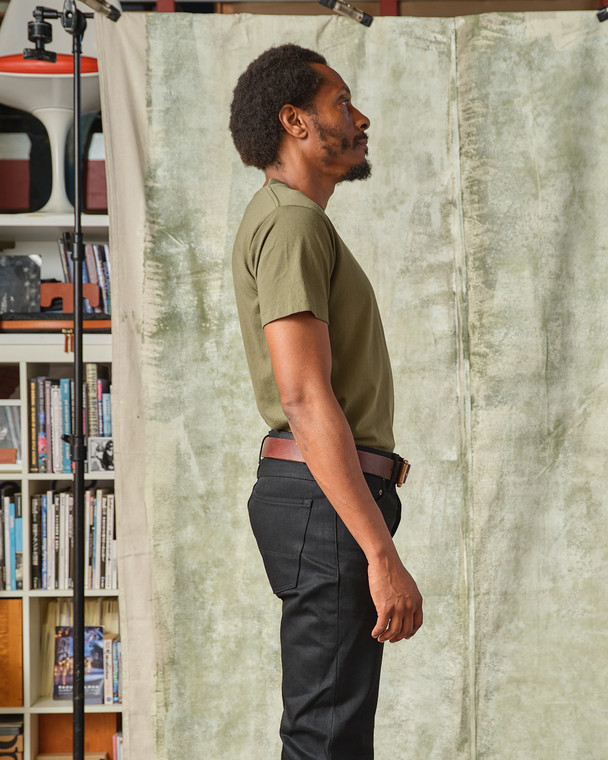 POCKET TEE OLIVE - Tellason.com