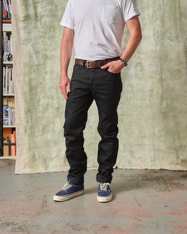 ELGIN MID RISE SLIM TAPERED SELVEDGE JEANS
