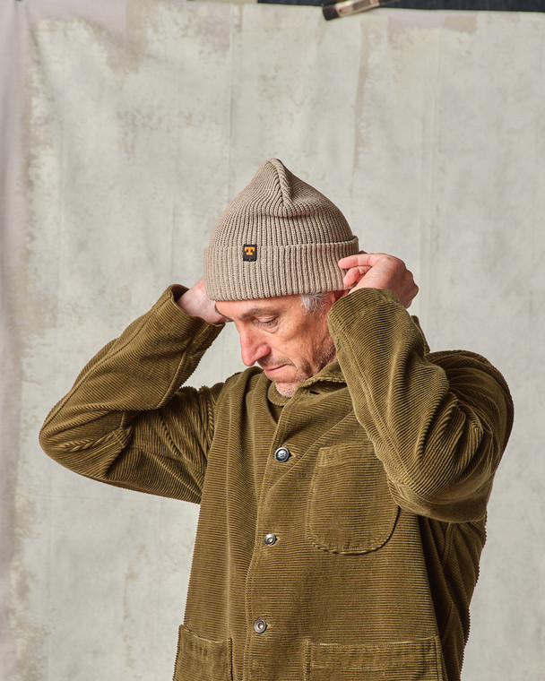 WATCH CAP Cotton (Bark) - Tellson.com