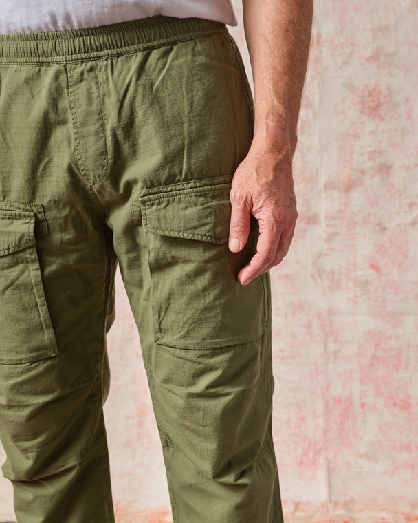 Easy Pant- cotton ripstop (olive)
