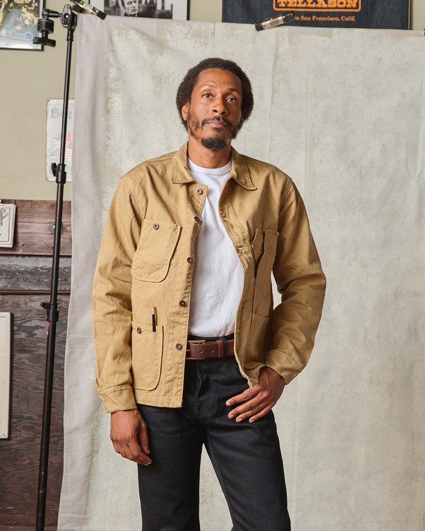 Coverall Jacket - Garment Dyed British Tan - Tellason