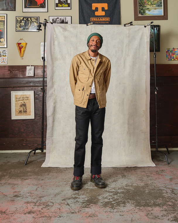 Coverall Jacket - Garment Dyed British Tan - Tellason