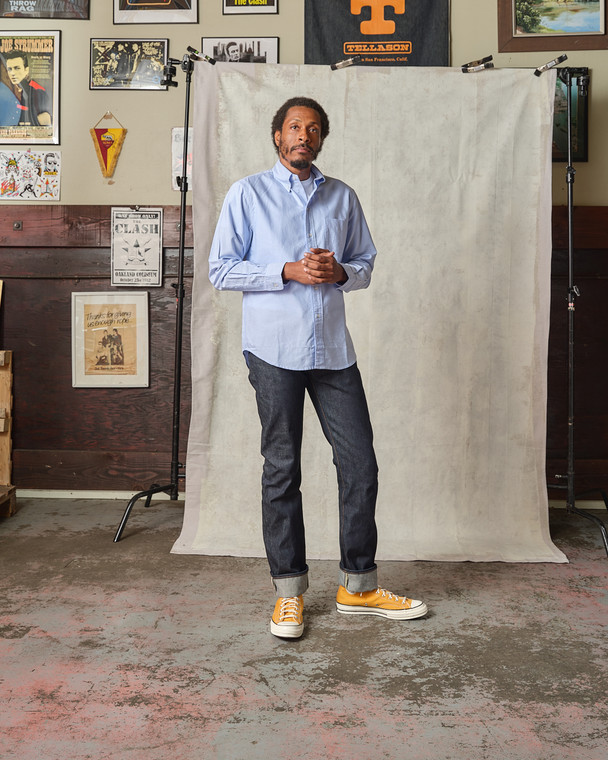 Oxford Button Down Shirt (Lt. Blue) - Tellason