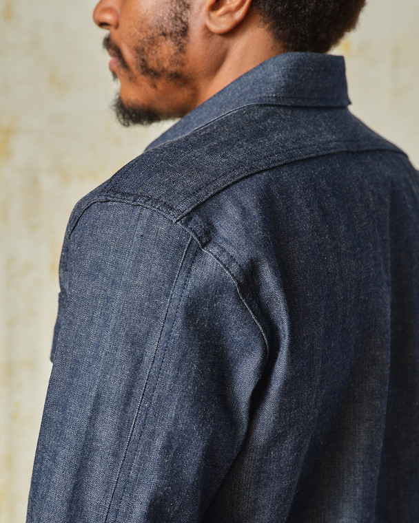 Clampdown 10oz Denim Shirt - Kurabo Denim | Tellason