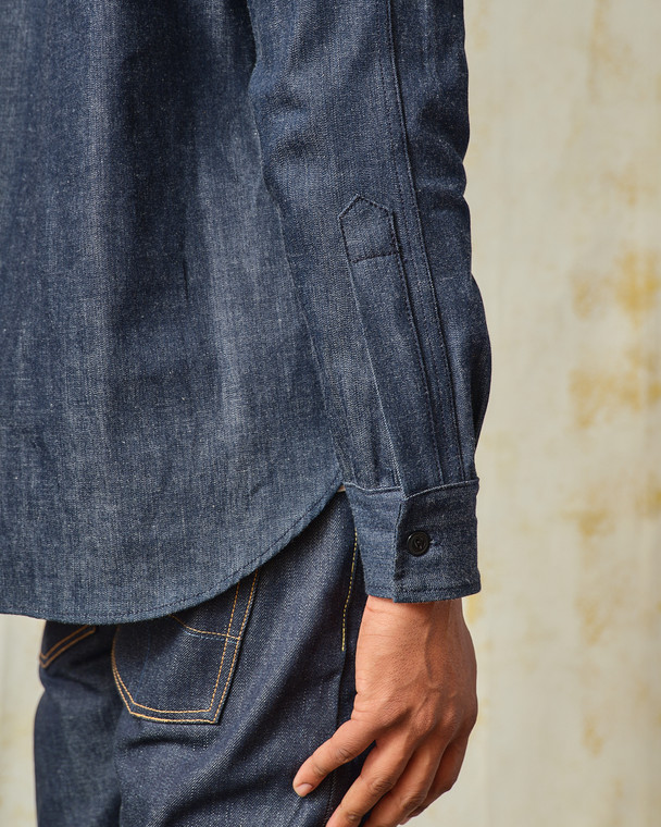 Clampdown 10oz Denim Shirt - Kurabo Denim | Tellason