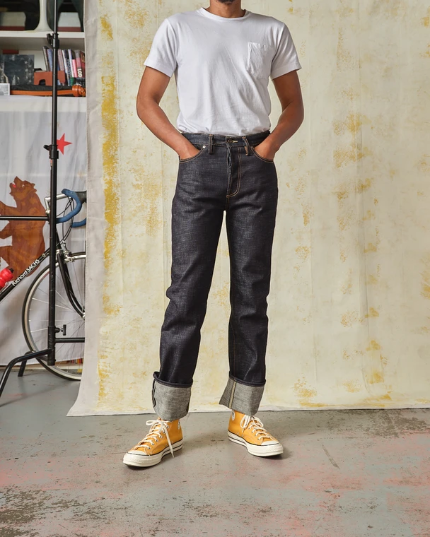 Blubaugh - Mid Rise Slim Straight Leg Selvedge Jeans - 19 oz.