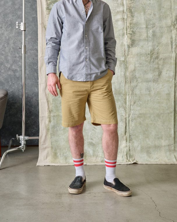Chino Short - Herringbone | Tellason
