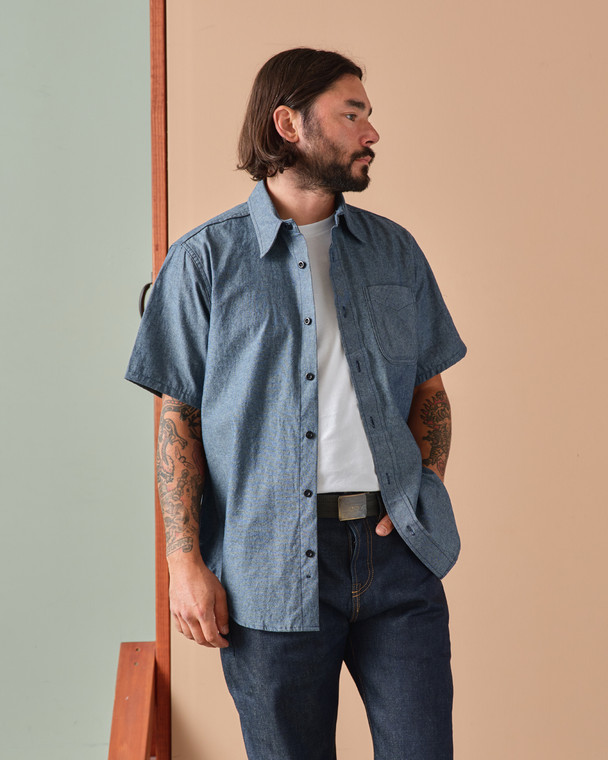 W10 Short Sleeve Chambray Shirt