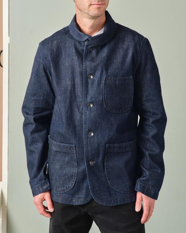 Shawl Collar Jacket Selvedge Denim