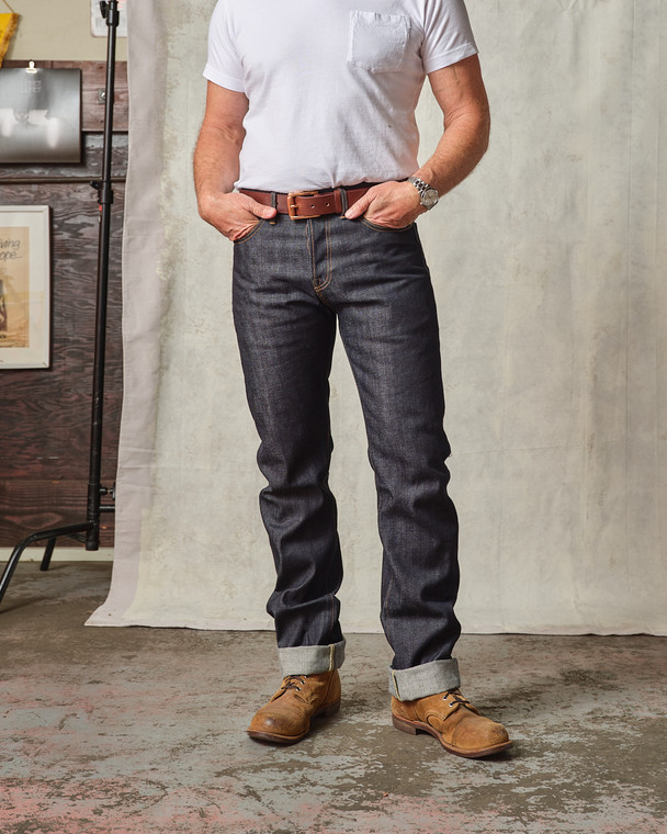 Ankara 14.75 oz. Straight Leg Selvedge Jeans | Tellason