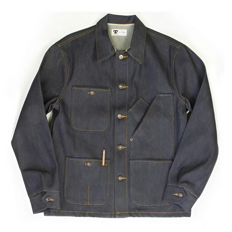 Coverall Jacket - Selvedge Denim -16.5 oz.