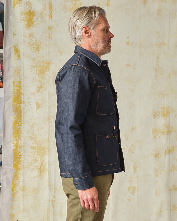 Coverall Jacket 16.5 oz. Selvedge Denim | Tellason