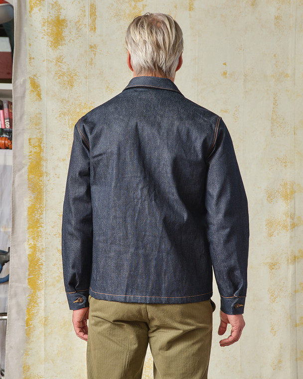 Coverall Jacket 16.5 oz. Selvedge Denim | Tellason