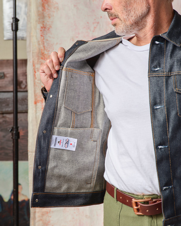 Jean Jacket 12.5 oz. Selvedge Denim | Tellason