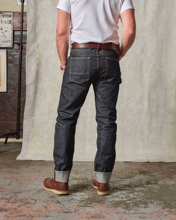 TELLASON LADBROKE GROVE 赤耳デニム USA製 32 Ladbroke Grove 12.5 oz. Slim Tapered Raw Denim Jeans