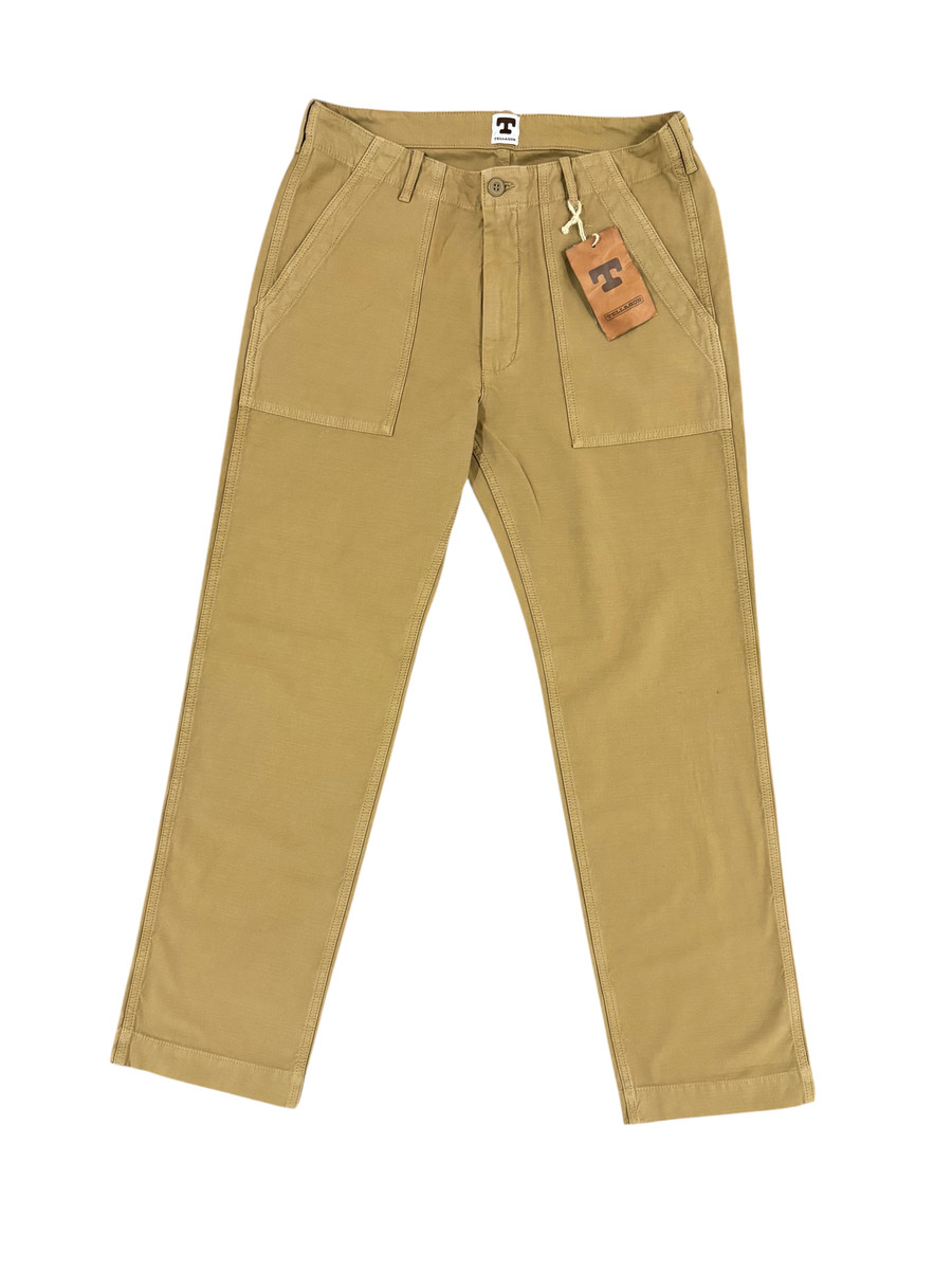 Easy Pant- cotton ripstop (british tan) - Tellason