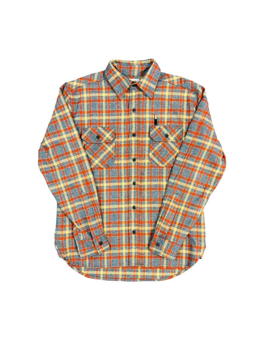 Clampdown- Grey / Gold Flannel