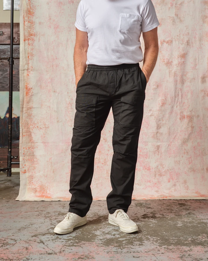 Easy Pant- cotton ripstop (black)