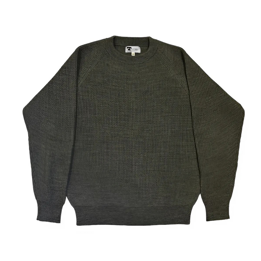 Wool Crewneck Sweater (Grey) Wool Crewneck Sweater (Grey)