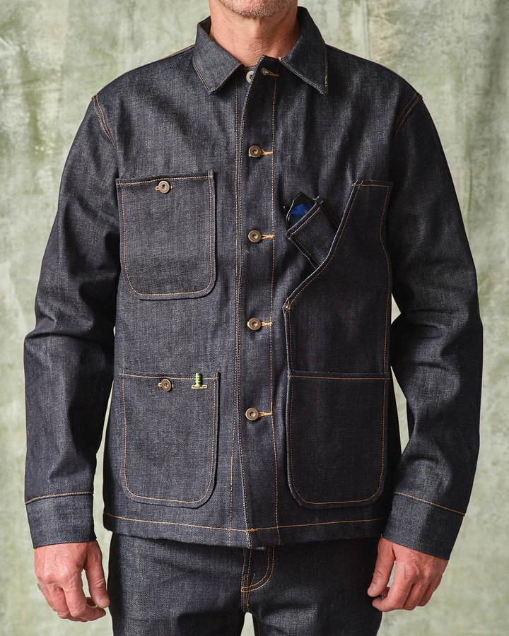 Coverall Jacket - Selvedge Denim -14.75
