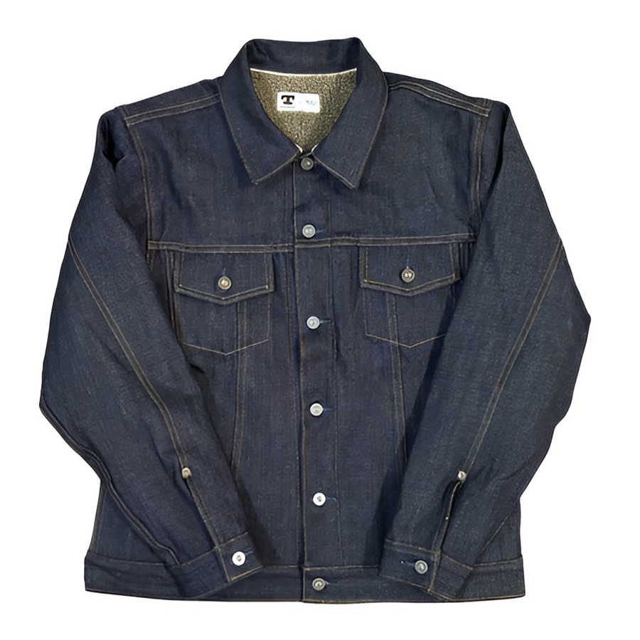 Denim Jacket - Selvedge Denim - 14.75 oz. with Sherpa Lining
