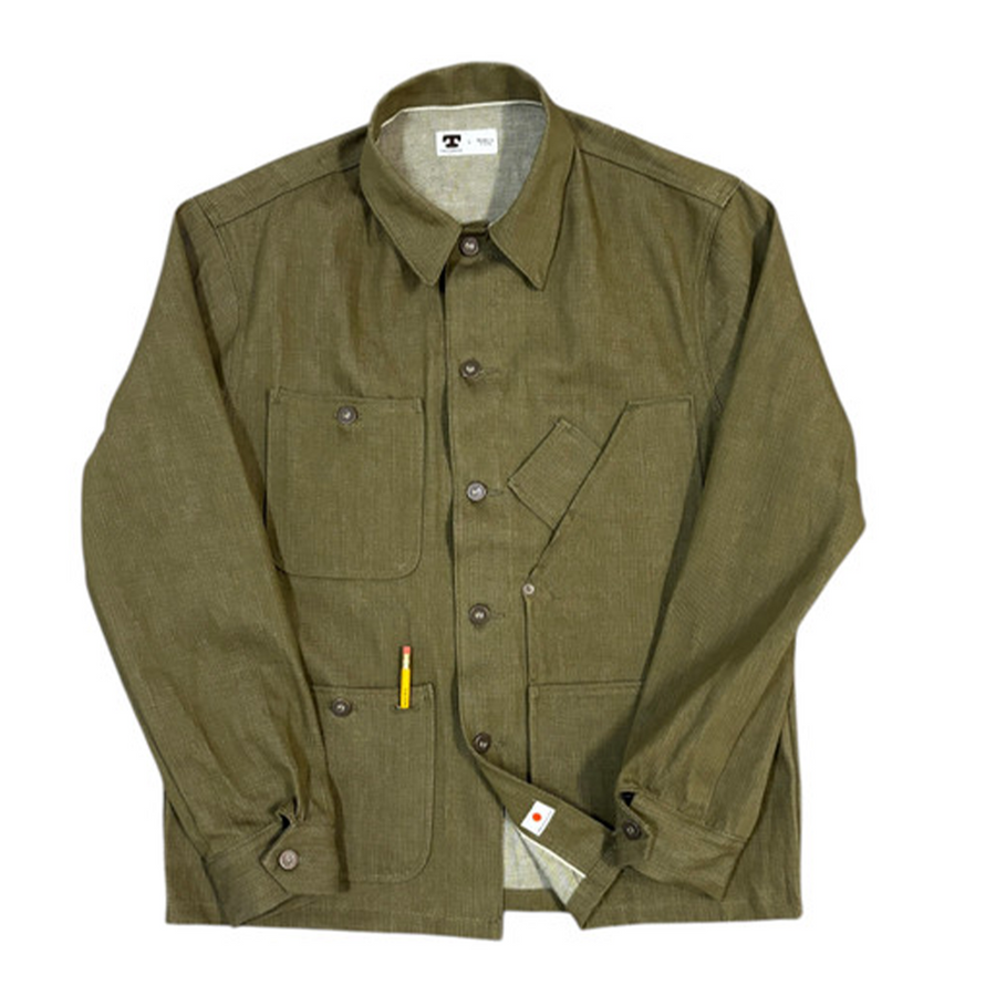 Coverall Jacket Olive / Brown