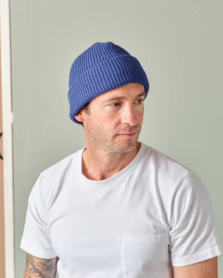 Watch Cap- Cotton (Blue)