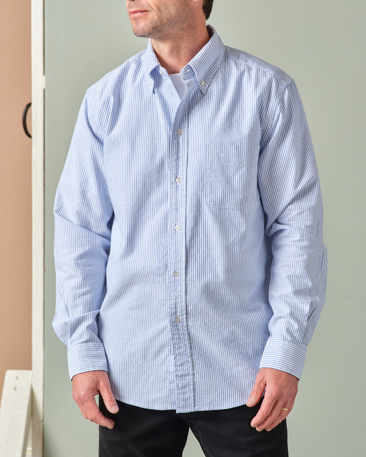 Oxford Button Down Shirt (Stripe)