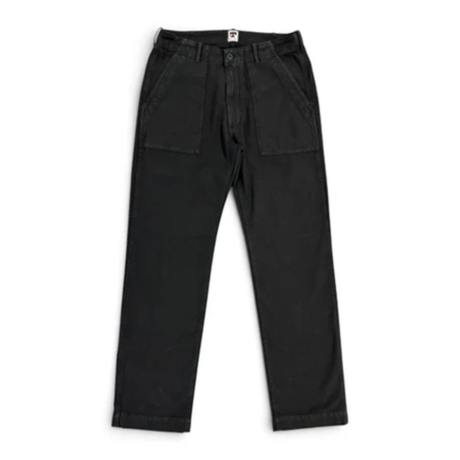 Fatigue Pant - Black Straight Leg