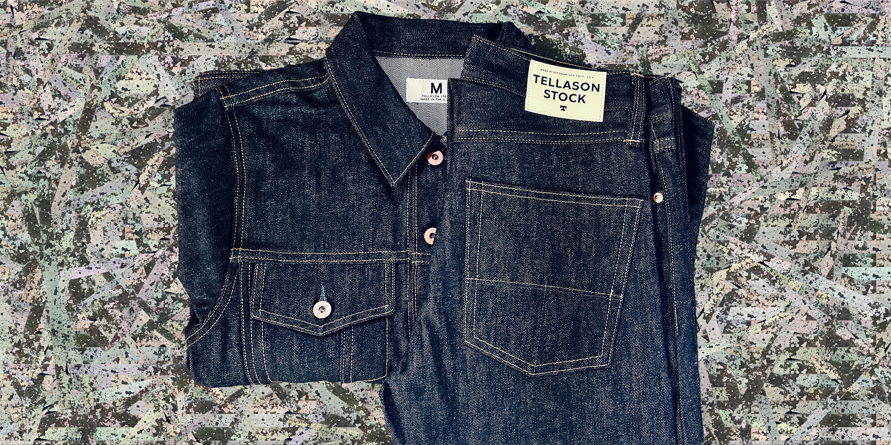 Tellason  Raw Selvedge Denim Jeans and Raw Denim