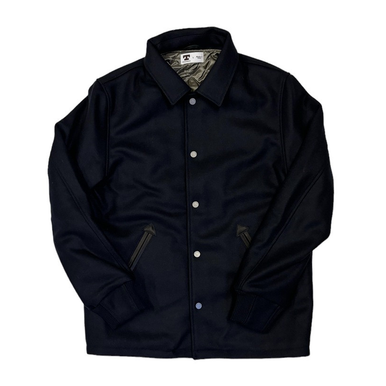 構いませんよSETTLEMIER'S COACH JACKET BLACK 40 WOOL