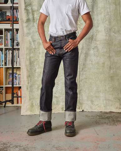 The Blubaugh- Mid Rise Slim Straight Selvedge Jeans- 14.75 oz.