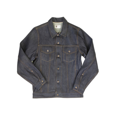 JORDAN CRAIG MEN HAMILTON DENIM TRUCKER JACKET (AGED WASH)